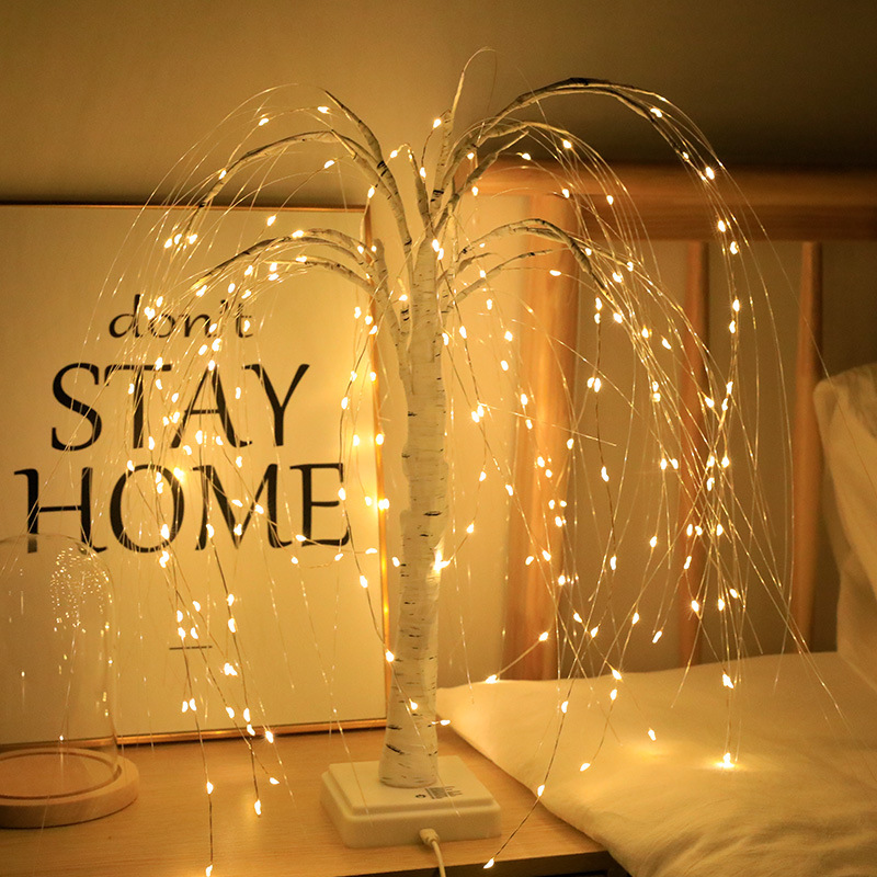 Scene Arrangement Illusion Copper Wire Lights Decorative Night Light - Image 3